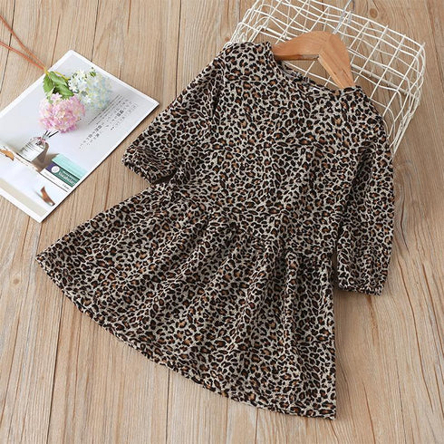 Girl's Leopard Dress